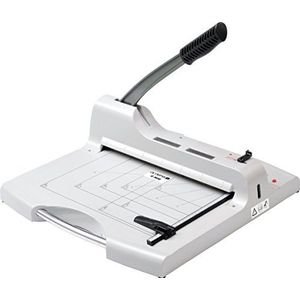 Olympia G 3650 Professionele stapelsnijder papier (DIN A4, 50 vel, lasersnijlicht, commerciële snijmachine van metaal voor kantoor, papiersnijmachine met snijbescherming)