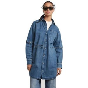 G-Star - D25349-D301-G357 - Overhemdjurk - Blauw - Casual - Denim - Biologisch Katoen - Duurzaam