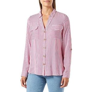 VMBUMPY L/S Shirt New WVN NOOS, Fuchsia Purple/Stripes: sneeuwwit, XS