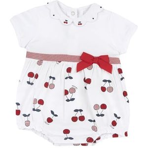 Chicco Romper (1) baby-meisjes, Rood (1), 6M, Design in Italië