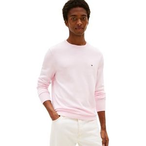 Tommy Hilfiger - ESSENTIAL COTTON CREW NECK - Trui - Pinklily - 100% Katoen - Regular Fit