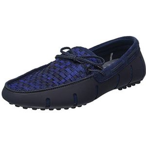 SWIMS Heren Lace Loafer Woven Mocassin, Blauw Navy Fade 323, 42 EU