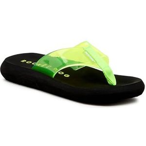 Rocket Dog Dames Sunset Webbing Flip-Flop, Neon Groen, 5.5 UK