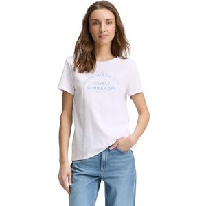 TOM TAILOR DENIM Shirt  lichtblauw / wit