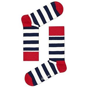 Happy Socks Stripe Sok voor heren, ondoorzichtig
