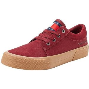 Tommy Hilfiger TJM Vulc. Skate Derby Vulcanized Sneaker, Rouge, 42 EU