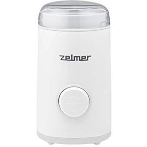 Zelmer ZCG7325 Elektrische specerijen en koffiemolen, roestvrijstalen messen, 150 W vermogen, 60 g inhoud
