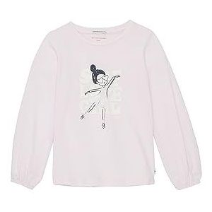 TOM TAILOR Meisjesshirt met lange mouwen met ballerina, 29362-faded primrose, 104/110 cm