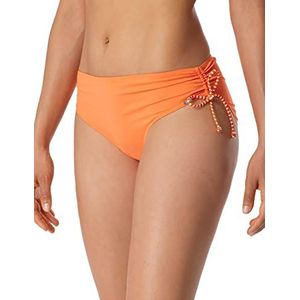 Schiesser Bikinibroekje voor dames, midi-bikinibroekje, oranje, L