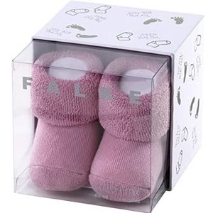 FALKE Uniseks-baby Sokken Erstling B SO Katoen eenkleurig 1 Paar, Roze (Thulit 8663), 50-56