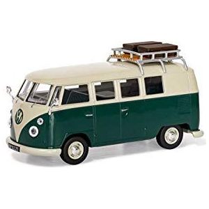 Corgi VA14500 Volkswagen Type 2 1500 SP Devon Caravette. Parelwit en Fluwelen Groene Vanguard