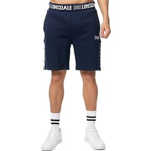 Lonsdale Heren Shorts Normale pasvorm BRAY Navy/White XL, 117477