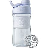 BlenderBottle Sportmixer Twist Tritan drinkfles met BlenderBall, geschikt als proteÃ¯neshaker, eiwitshaker, waterfles of voor fitnessshakes, BPA-vrij, schaalverdeling tot 500 ml, 590 ml, wit