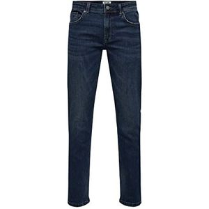 Only & Sons Heren ONSWEFT REG D TRUETEMP PK1887 NOOS Jeans, blauw Denim, Standaard (Pack van 3)