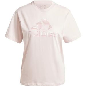 adidas Dames CAMO GRAPHIC TEE, sandy pink, XS