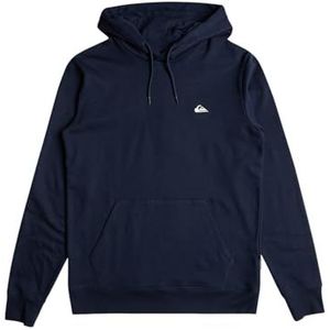 QUIKSILVER - Hoodie - Marineblauw - Molton - Met Kap