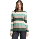 TOM TAILOR Damestrui, 39986 - Green Block Stripe, XXL