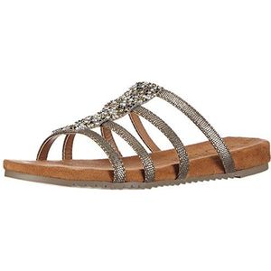 s.Oliver 27106 dames sandalen, Zilver Copper Struct 903, 38 EU