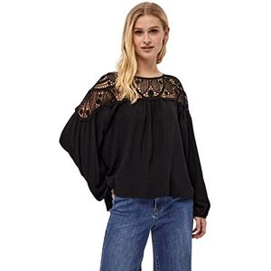 Desires Dames Jansine Blouse, Zwart, XXL