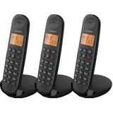 Logicom - ILOA 350 - Huistelefoon Draadloos - zonder antwoordapparaat - 3 Handsets - Dect telefoon - Zwart