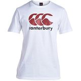 Canterbury - CCC Logo - T-shirt - Wit - Ronde Hals - Korte Mouwen