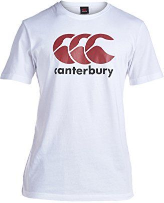 Canterbury - CCC Logo - T-shirt - Wit - Ronde Hals - Korte Mouwen