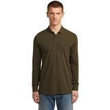 G-star - Dunda - Poloshirt - Groen - Lange Mouw
