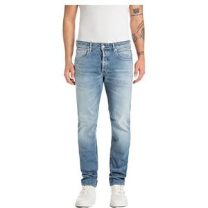 Replay Heren Grover Original Jeans, 009, medium blue., 33W / 30L