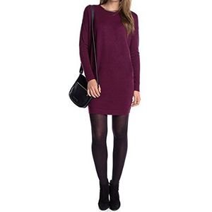 ESPRIT Collection Gebreide damesjurk in relaxed fit, rood (Madison Red 623), S