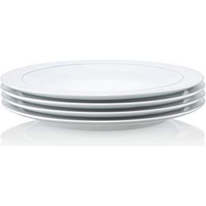 K11954-83 BLAA platte borden, set van 4, ø 26,5 cm