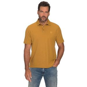 JP 1880 Heren grote maten grote maten Menswear L-8XL poloshirt, basic, halve mouw, piqué, tot 8XL 816972, geel, XXL
