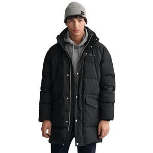 GANT Heren Long Alta Down Jacket donsjack, zwart, L