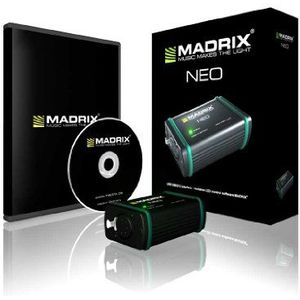Madrix M0010001 Complete set bestaande uit de DMX512-interface Neo en de led-lichtbesturingsoftware inclusief software-licentie.
