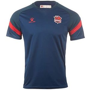 Baskonia Trainingsshirt, officieel trainings-T-shirt, korte mouwen, 20/21, uniseks, kinderen, blauw, 8 jaar