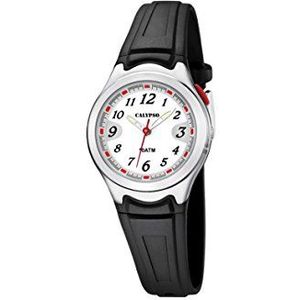Calypso dames analoog kwarts horloge met plastic armband K6067/4