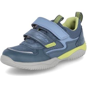 Superfit Storm Sneakers voor heren, Blauw lichtgroen 8030, 40 EU