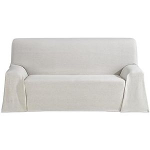 Cardenal Textil - Multifunctionele deken voor Saona, dekbed, bankovertrek, ecru, 130 x 180 cm