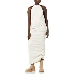 maison blanche Casual jurk met plooien, off-white, 3 unisex, Gebroken wit