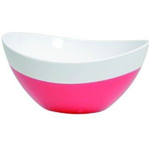 Novastyl 4036138 schaal, melamine, 15, 7 x 14 cm, 2 x 7 cm, roze, 6 stuks