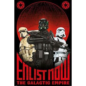 empireposter Star Wars-Enlist Now-Rebels poster affiche grootte 61x91,5cm, papier, kleurrijk, 91,5 x 61 x 0,14 cm