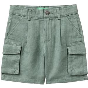 United Colors of Benetton Kinder- en jeugdshorts, Groen, 12 Maanden