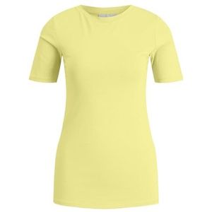JACK & JONES Dames Jjxx Jxevelin Ss Stretch Pima Tee Noos T-shirt, Elfin Yellow, L