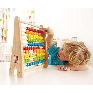 Hape E0412 Rainbow Bead Abacus - Wooden Educational Toy