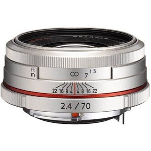 Pentax HD Pentax-DA 70mm F2.4 Limited Lens zilver