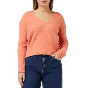 MUSTANG dames Style Carla V Sweater Trui Canyon Clay 8127