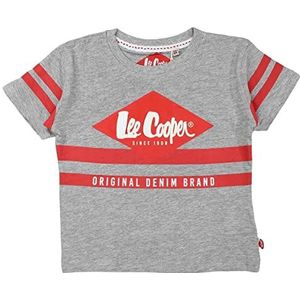 Lee Cooper T-shirt voor jongens, Grijs, 8 Jaren