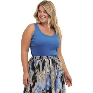 Kaffe Curve Kccarina Tank Top Shirt dames, Regatta, S/Meer