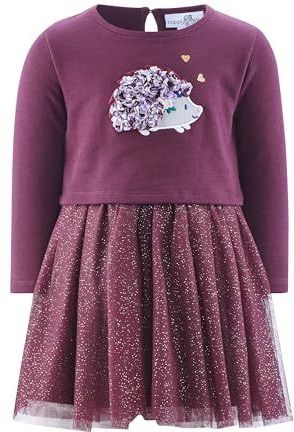 happy girls - Jurk - Sering/Bessen/Zilver/Wit - Jersey