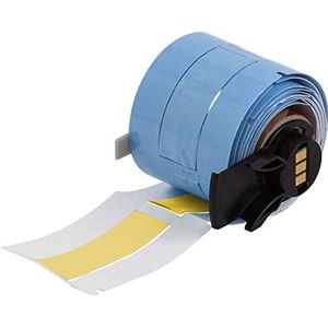 Brady PSPT-250-2-YL-R BMP61, BMP71 en TLS 2200-serie PermaSleeve Heat-Shrink Polyolefine Tubing, Past op 168 AWG, 0.439"" breedte, Geel (Pak van 70)