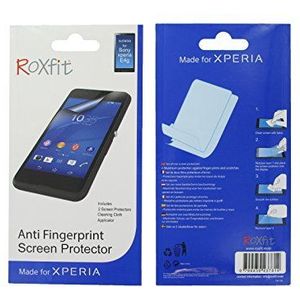 Roxfit Anti Vingerafdruk Screen Protector voor Xperia E4G - Helder